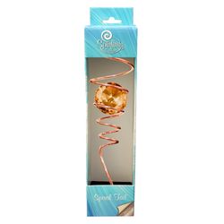 Spinfinity Designs Multi-color Stainless Steel 11 in. Copper Amber Tail Outdoor Spinner