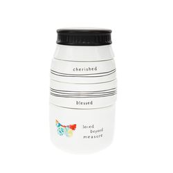 Pavilion Celebrating You Ceramic White Measuring Cup Set