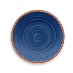 TarHong Indigo Melamine Rustic Swirl Salad Plate 1 pc