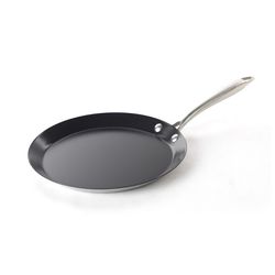 Nordic Ware Aluminized Steel Crepe Pan 8.5 in. Black/Silver