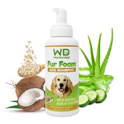 Wondurdog Fur Foam Oatmeal, Coconut, Aloe & Cucumber Dog Shampoo 16.9 oz 1 pk