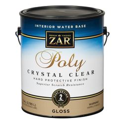ZAR Aqua Gloss Clear Water-Based Polyurethane 1 gal