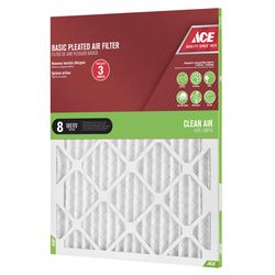 Ace 24 in. W X 30 in. H X 1 in. Synthetic 8 MERV Pleated Air Filter 1 pk