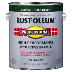 Rust-Oleum Professional Indoor and Outdoor Gloss Hunter Green Protective Enamel 1 gal