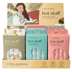 Lemon Lavender Hot Stuff Heated Neck Wrap 1 settings Assorted 4.75 in. W X 21.75 in. L