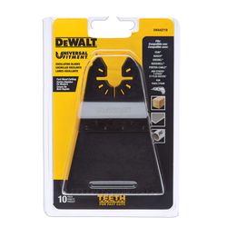DEWALT Universal Fitment High Carbon Steel Precision Tooth Oscillating Blade Set Wood 10 pk