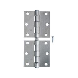Ace 3 in. L Zinc-Plated Broad Hinge 2 pk