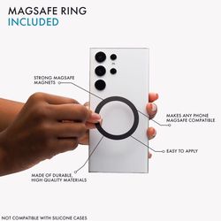 LoveHandle Black/White Checkered Cell Phone Grip For All Mobile Devices