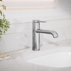 Sterling Agosti Polished Chrome Contemporary Single-Handle Bathroom Sink Faucet 4 in.