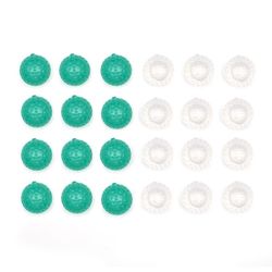 Kikkerland Green ABS Plastic Reusable Ice Cubes