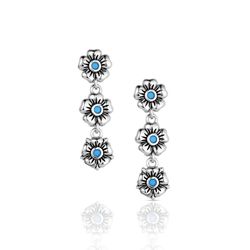 Montana Silversmiths Women's Montana Spring Floral Earrings