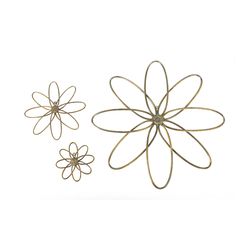 Tripar 24.75 in. H X 1.375 in. L Antiqued Gold Metal Wall Decor