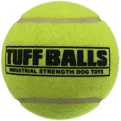 Petsport Tuff Ball For Dog Green Polyster/Rubber Giant Ball Dog Toy 1 pk