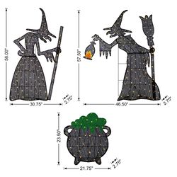 Glitzhome Halloween Decor