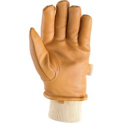 Wells Lamont Women's Indoor/Outdoor Winter Work Gloves Tan L 1 pair