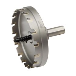 Milwaukee 1/4 in. Carbide Tipped 3.5 in. L X 1/2 in. D Hole Cutter