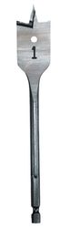 Milwaukee 3/4 in. X 6 in. L Heat-Treated Steel Flat Boring Bit Quick-Change Hex Shank 1 pc