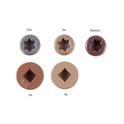 Simpson Strong-Tie No. 8 X 2 in. L Square Stainless Steel Coarse Exterior Wood Screw 128 pk