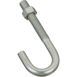 National Hardware Large Zinc-Plated Silver Steel 3-3/4 in. L J-Bolt 225 lb 1 pk
