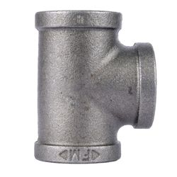 STZ Industries 1/4 in. FIP each X 1/4 in. D FIP Black Malleable Iron Tee