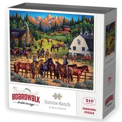 Boardwalk Sunrise Ranch Jigsaw Personal Puzzle 210 pc