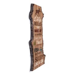 P Graham Dunn 23.5 in. H X 12 in. L Multicolored Wood Barky Sign
