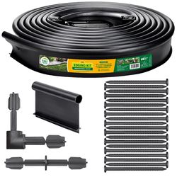 Master Mark 40 ft. L X 5 in. H Plastic Black Landscape Edging Kit