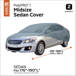 Classic Accessories Gray Car Cover 1 pk