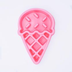 ZippyPaws Happy Bowl Pink Ice Cream Polypropylene Slow Feeder For Dogs