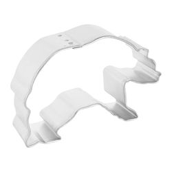 R&M International Corp 3 in. W X 4 in. L Grizzy Bear Cookie Cutter Silver 1 pc