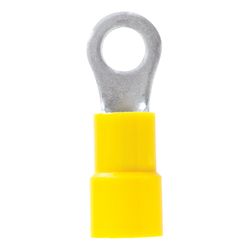 Jandorf 12-10 Ga. Insulated Wire Ring Terminal Yellow 5 pk