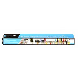 Crawford 36 in. L Zinc-Plated Silver Steel Tool Rack Tool Organizer 1 pk
