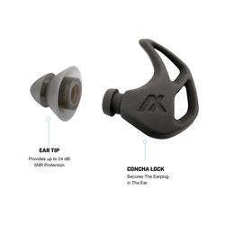 Axil 19 dB Earplugs Slate Green