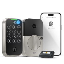 Yale Assure Lock 2 Satin Nickel Metal Wi-Fi Keypad Smart Lock