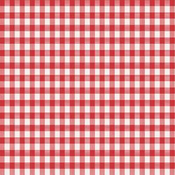 Magic Cover Red/White Checkered Vinyl Disposable Tablecloth 54 in. 54 in.