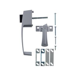 Ace Bare Silver Steel Push Button Keyed Latch 1 pk