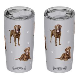 Serengeti 20 oz Chocolate BPA Free Lab Insulated Tumbler