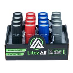 LitezAll 100 lm Red LED COB Pocket Light AAA Battery
