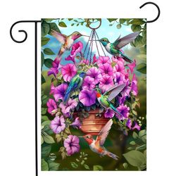 Briarwood Lane Garden Flag 12.5 in. H X 18 in. W