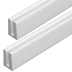 Barrette Outdoor Living .75 in. W X 96 in. L White Vinyl Lattice Cap
