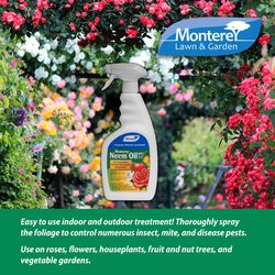 Monterey Neem Oil Organic Insect Killer Liquid 32 oz