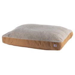 Carhartt Brown Sherpa Pet Bed 10.63 in. H X 15.35 in. W X 24.02 in. L