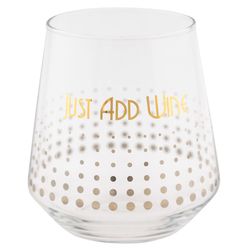 Karma Clear Glass Wine Glass