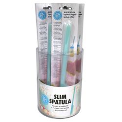 R&M International Corp Blue/White Silicone Slim Spatula