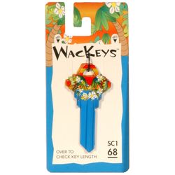 HILLMAN Wackey Hawaiian House/Office Key Blank 68 Single For Schlage Multicolored
