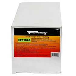 Forney 1/8 in. D X 15 in. L Mild Steel Low-Hydrogen Welding Electrodes 84000 psi 40 lb
