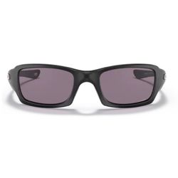 Oakley SI Fives Squared Sunglasses Unisex Matte Black Frame Prizm Gray Lens Polarized