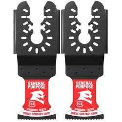 Diablo Amped Demo Demon 1.25 in. W Carbide General Purpose Oscillating Blade Set 2 pc