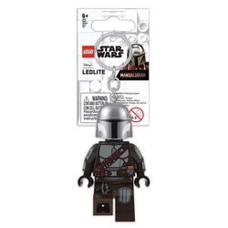 LEGO Star Wars Plastic Multicolored Mandalorian Keychain w/LED Light