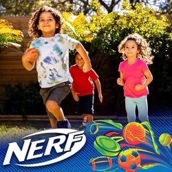 NERF Mini Soccer, Football, and Basketball Ball Assortment
